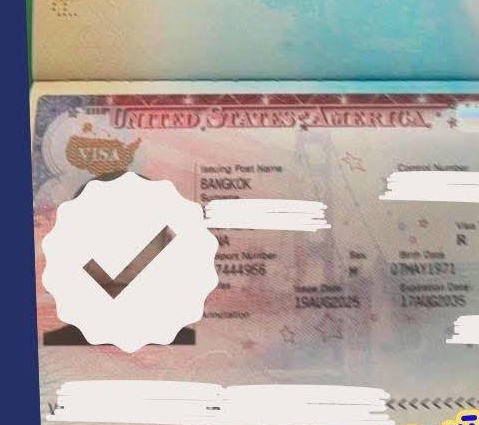 ตัวอย่างเอกสารประกอบการเดินทาง - US Visa Sample 4
